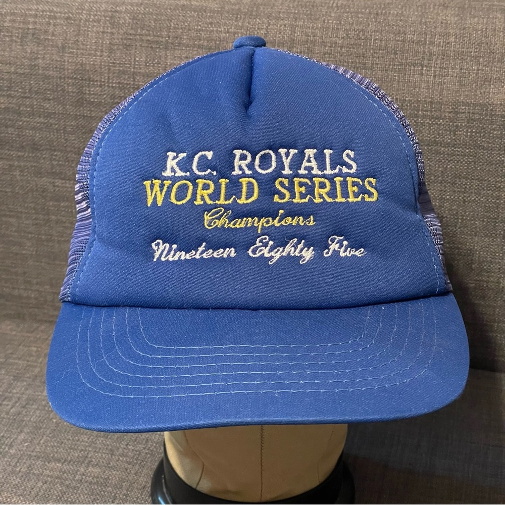Kansas City Royals Vintage 1985 World Series Champions Snapback Baseball Hat